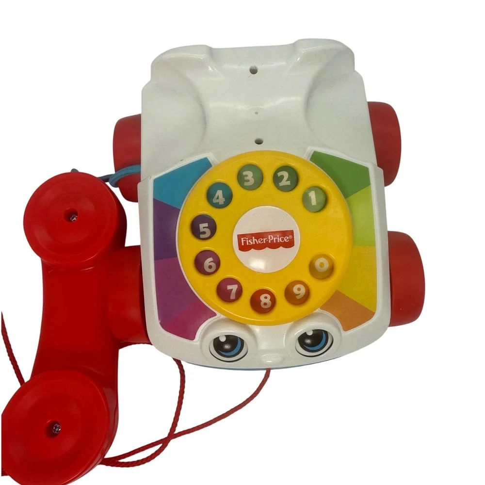 Fisher Price Chatter Telephone Pull Toy Rotary Dial 2015 Mattel Preschool